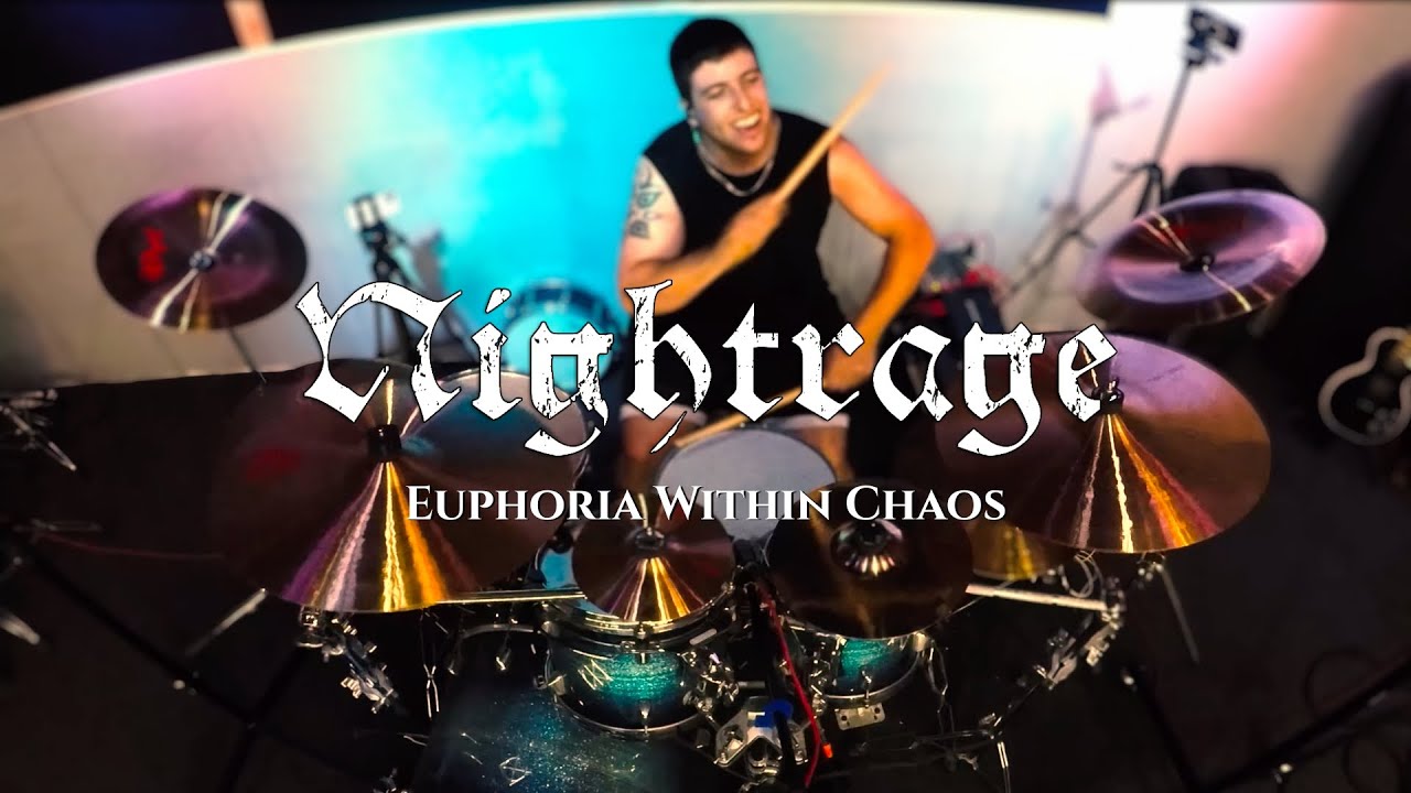 Nightrage - Euphoria Within Chaos [ Drum Play-through ]