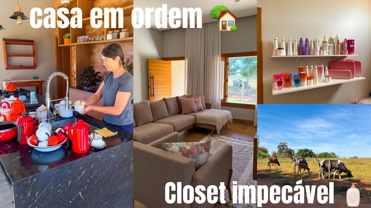 CASA EM ORDEM, JARDIM COM PALMEIRAS PLANTADAS 🌴🌴🌴CLOSET IMPECÁVEL!
