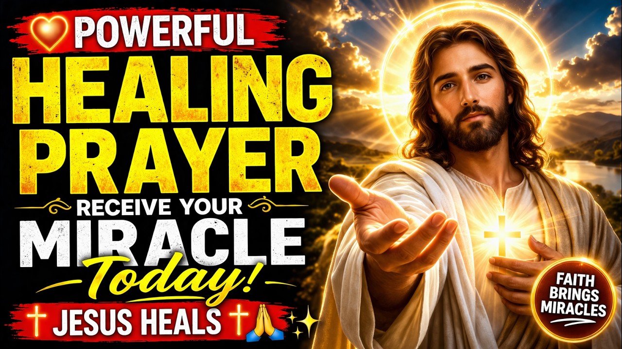 💖 POWERFUL HEALING PRAYER — JESUS HEALS BODY, MIND, AND SPIRIT | PRAY WITH FAITH 🙏