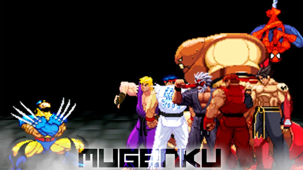 Wolverine vs Daigo Ken, Shin Ryu, Mr. Karate, Evil Ryu, Jin, Juggernaut, Spiderman MUGEN Multiverse