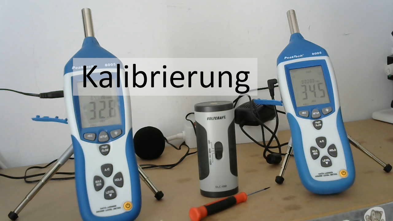 Peaktech 8005 (Teil 1): Kalibrierung Schallpegel - Messgerät