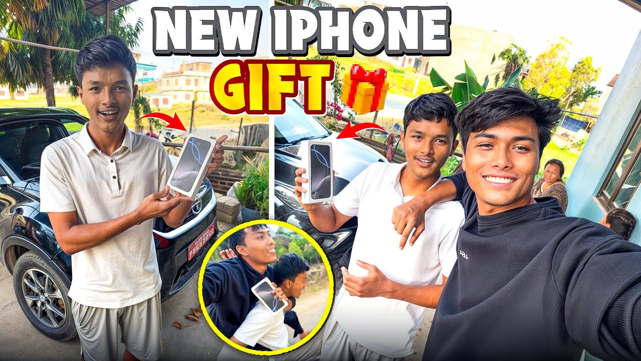 iphone dey😍bhai lai