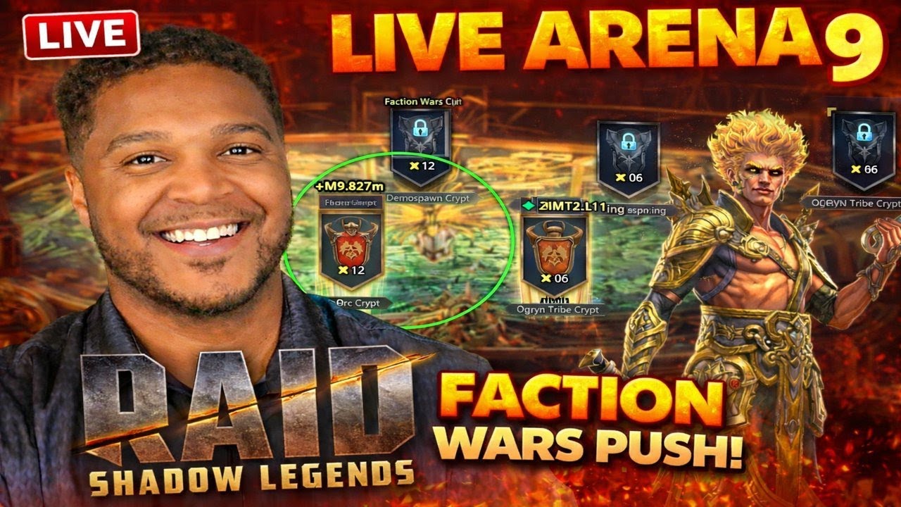 SEASON 9 LIVE ARENA AND THEN FACTION WARS! Raid: Shadow Legends
