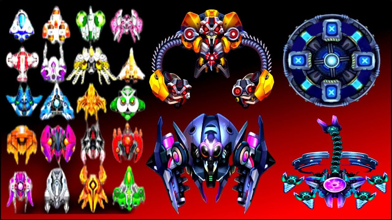 Space Shooter New 45 46 47 And 48 Fight With All New Ship |  World Bosses