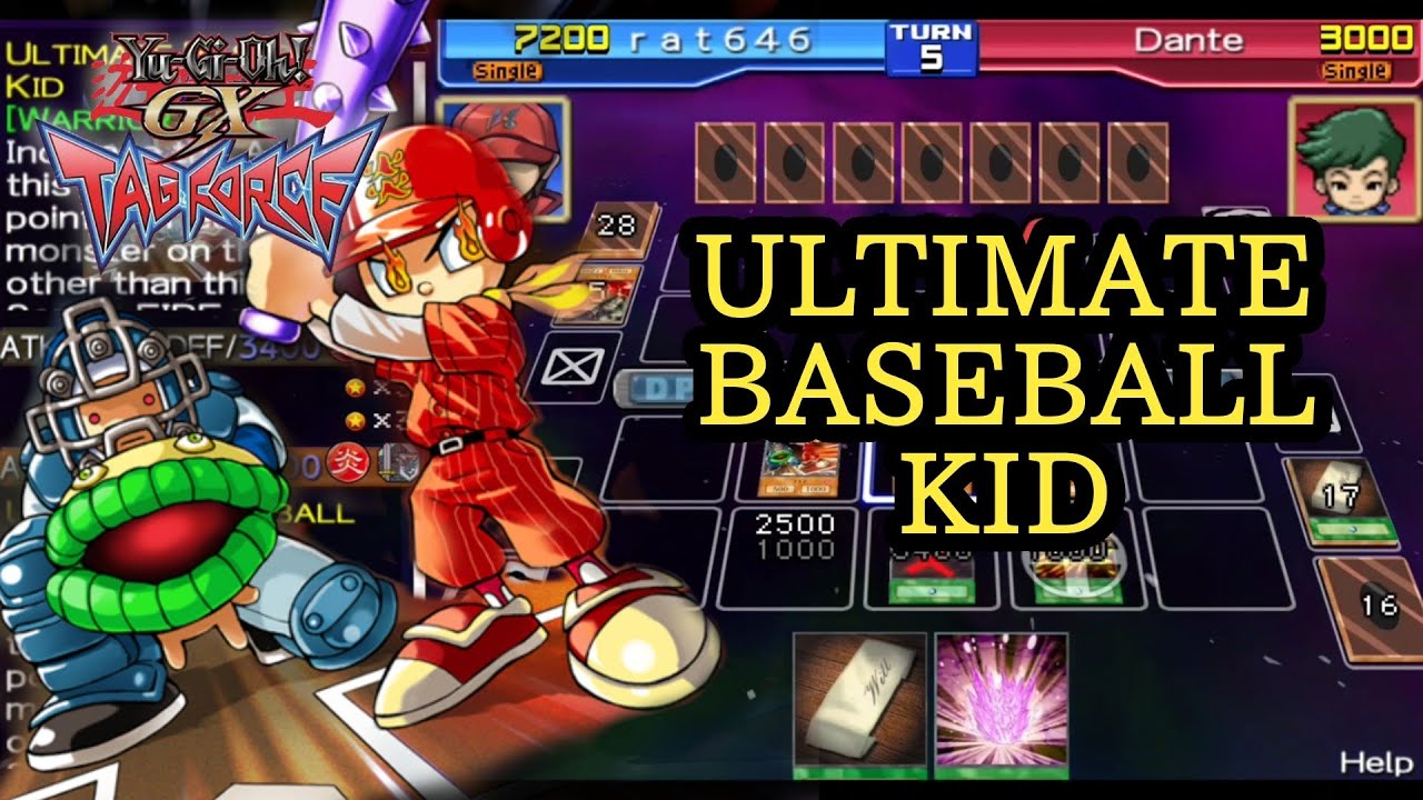 Ultimate Baseball Kid vs. Dante [ Yugioh GX Tag Force 1 ]