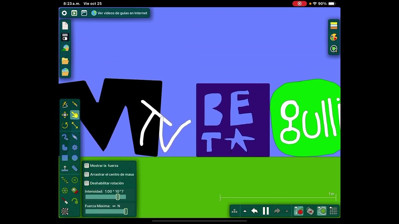 Channel logo in algodoo
