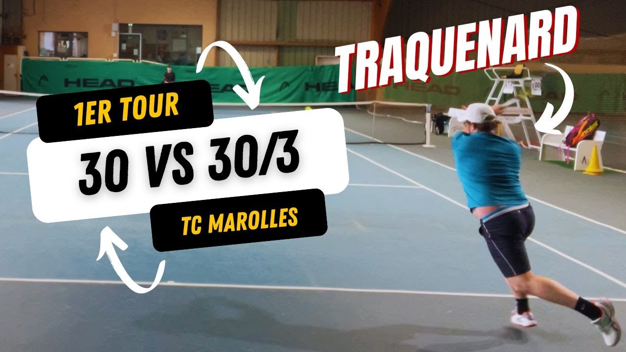 Son REVERS est INJOUABLE - Match officiel 30 vs 30/3 ( Tennis Amateur )