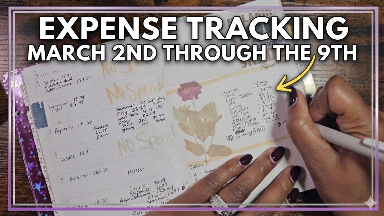 Expense Tracking | March 2nd- 9th| Baby shower| Gender reveal 