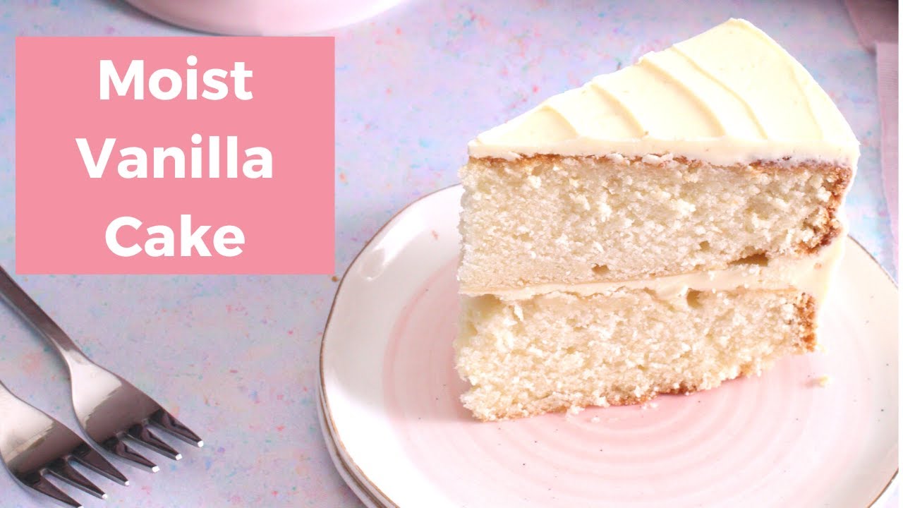 White Cake Recipe + Vanilla Buttercream Frosting