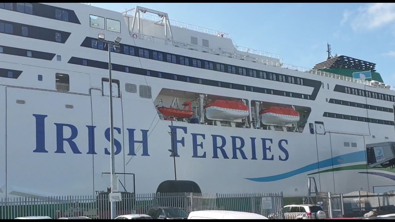 Irish ferries W.B.Yeats in Dublin Port