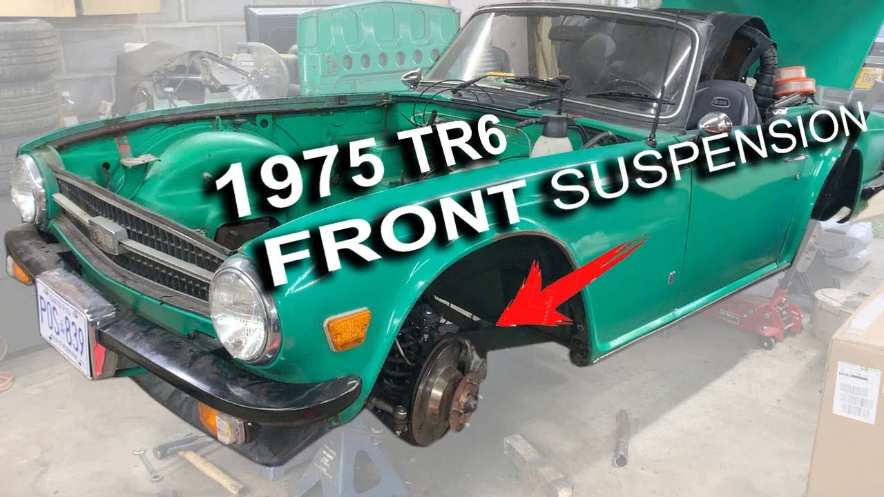 1975 Triumph TR6 - Part 11 - Front Suspension Assembling