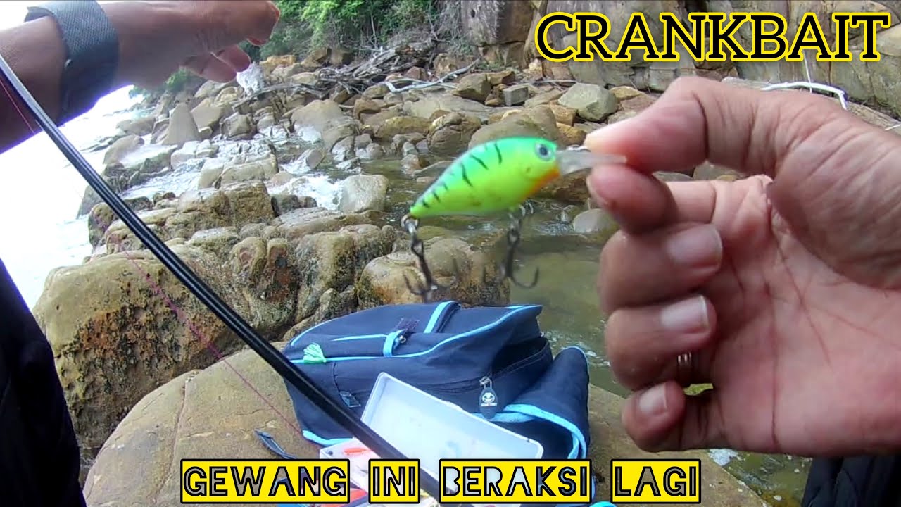 Casting Kerapu Guna Gewang Crankbait || Killer Ker Gewang Ni???