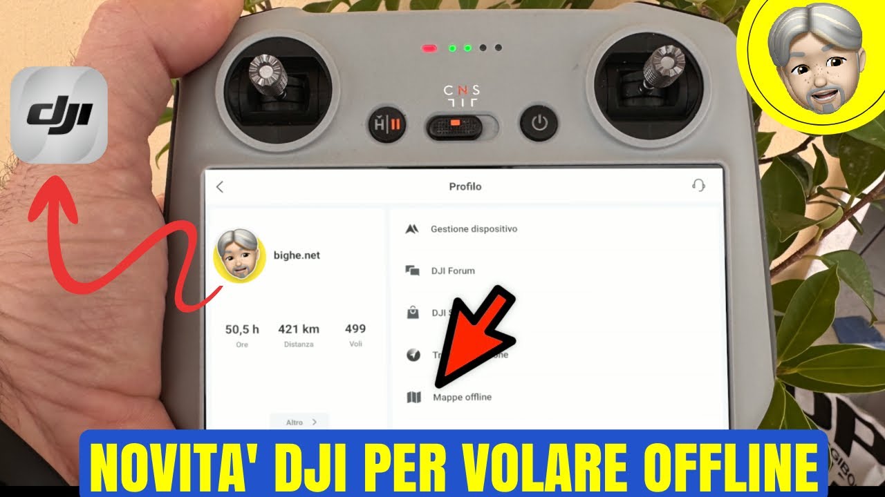 GRANDE NOVITÀ DJI! COME VOLARE CON DJI RC usando le MAPPE OFFLINE con DJI FLY! [TUTORIAL]