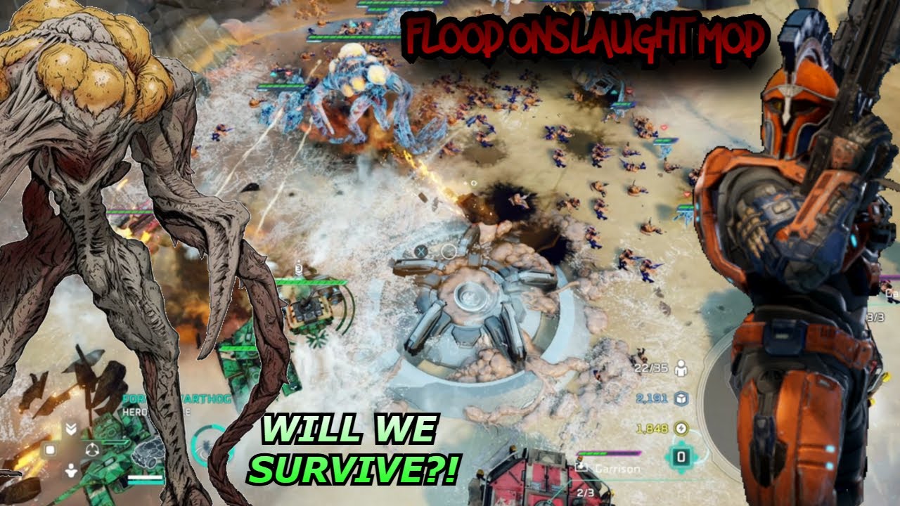 Being SWARMED By The FLOOD In HALO WARS 2! | Flood Onslaught Mod
