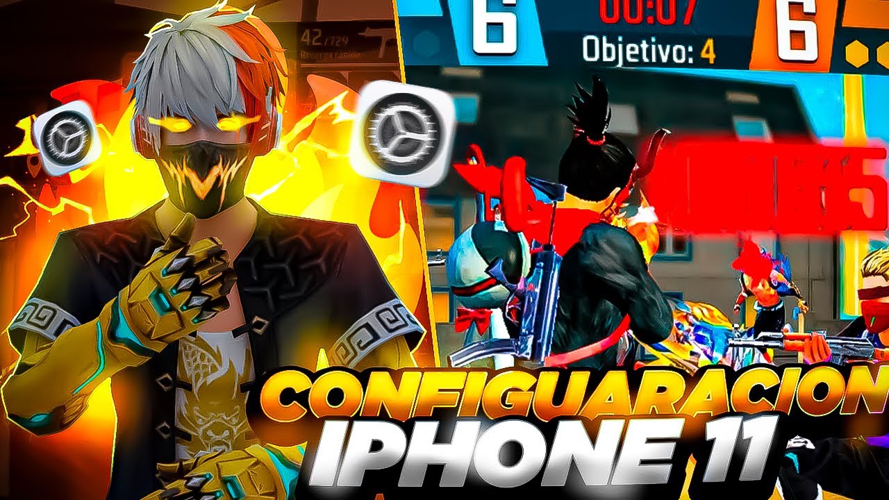 ESTA ES MI NUEVA CONFIGURACION PARA PEGAR TODO ROJO - FREE FIRE🔥
