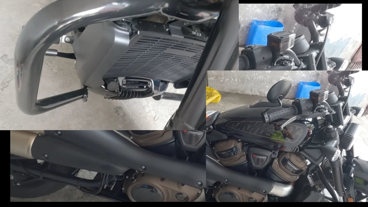 Engine Guard & Radiator Guard for my Sporter S Harley Davidson