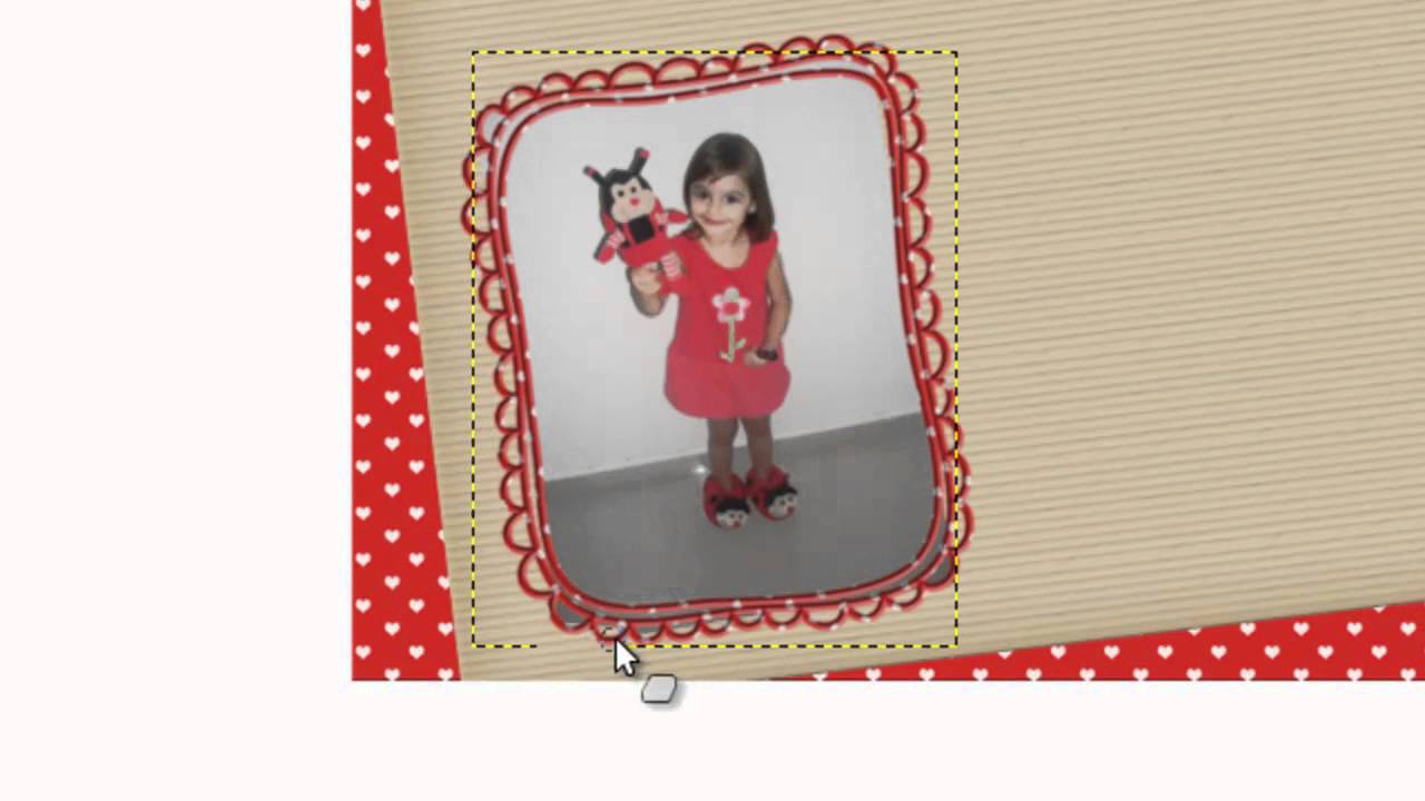 Como criar Scrapbook Digital usando programa Gimp2 free. Iniciante...