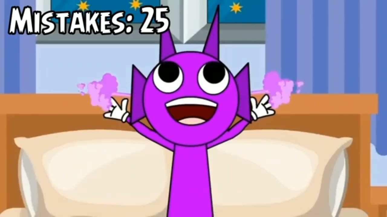 Correcting @AlfredsAviationButAnExposer's All mistakes from Sad Sprunki Durple Song