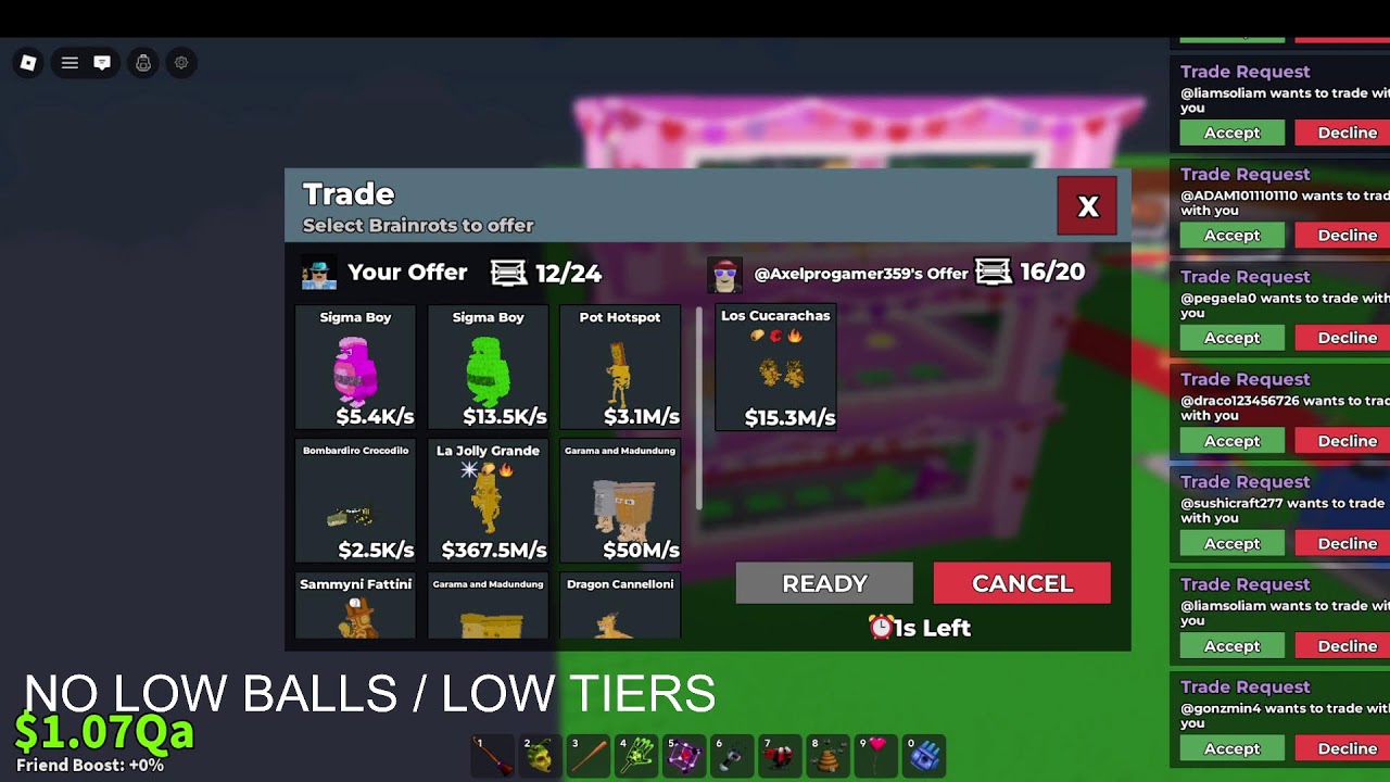 🔴LIVE! STEAL A BRAINROT TRADING ROBLOX