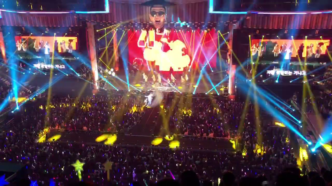[싸이 - 뉴페이스 (New face)] 직캠 at 180101 밤샘의 갓 싸이 올나잇 스탠드 콘서트, PSY concert