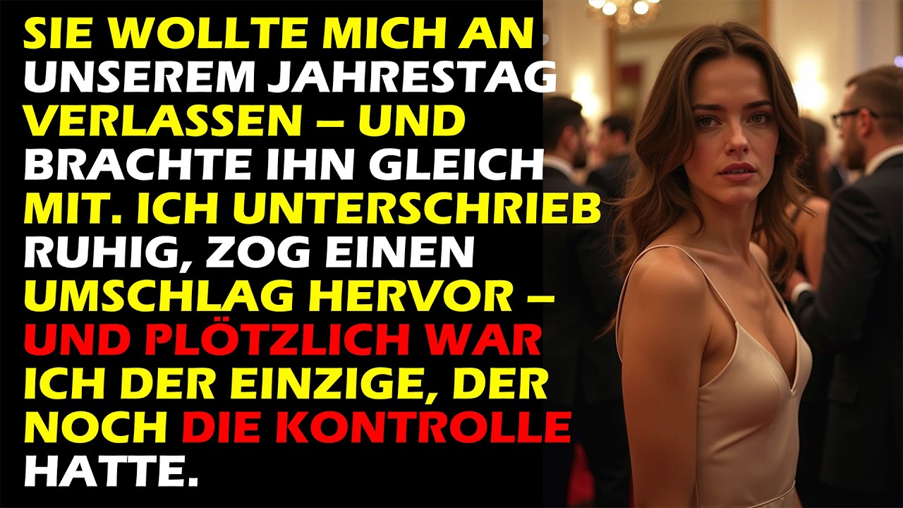 AN UNSEREM JAHRESTAG BRACHTE SIE IHREN LIEBHABER MIT – DOCH ICH WAR VORBEREITET