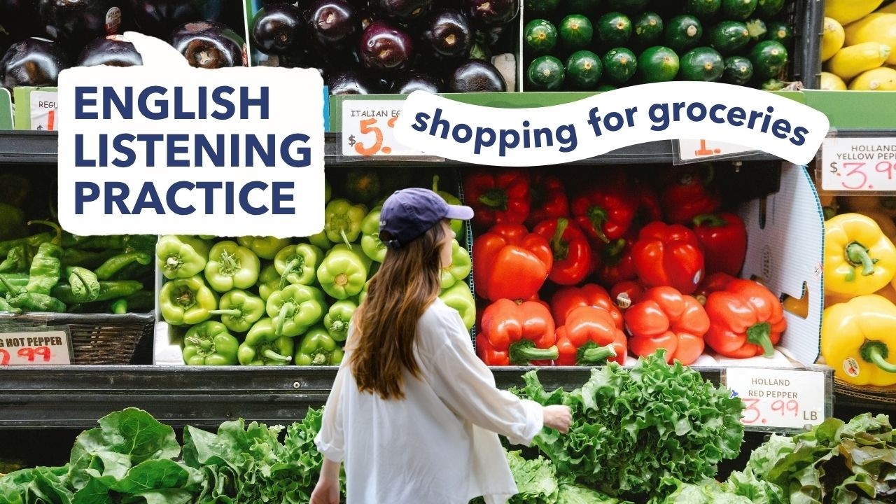 Grocery Shopping in Australia (Market & Supermarket) | Real Life English Listening Practice