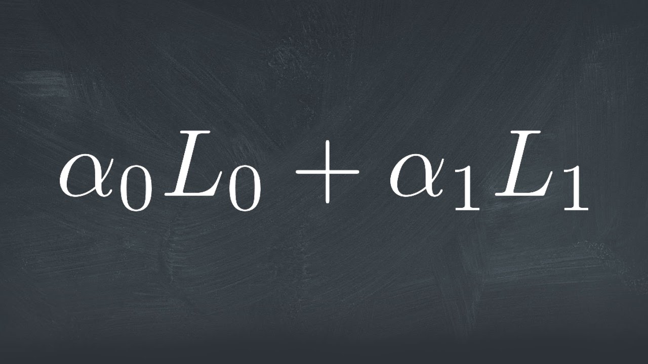 Decomposition with Respect to Legendre Polynomials