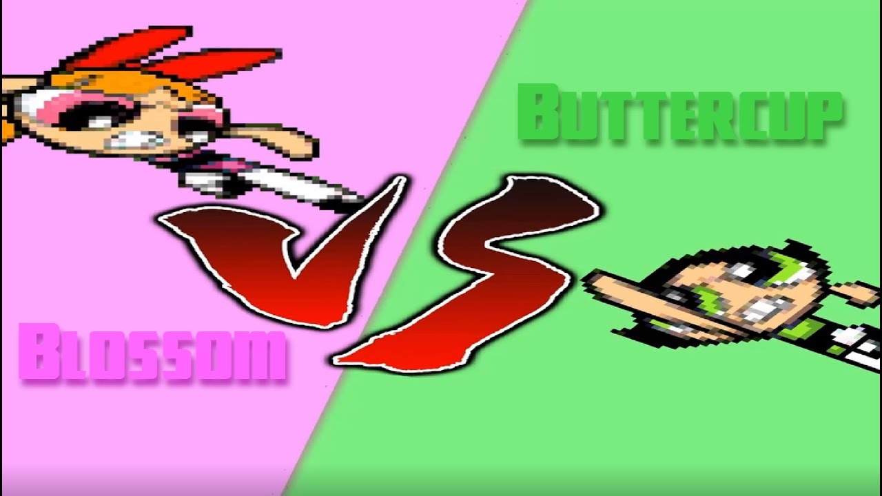 Blossom Vs Buttercup | Sprite Animation