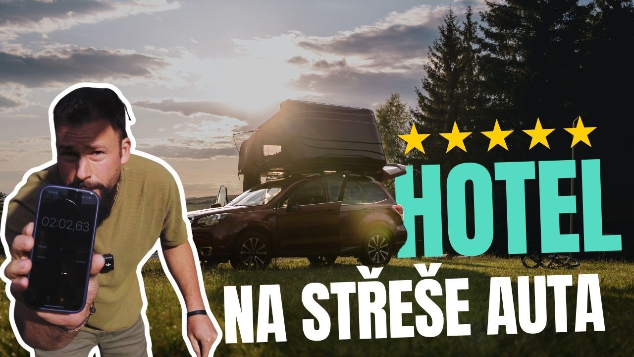 Spíme na střeše ⛺️ I recenze střešního stanu PILGRIMS Family pro 4 osoby I postavený za 2 minuty