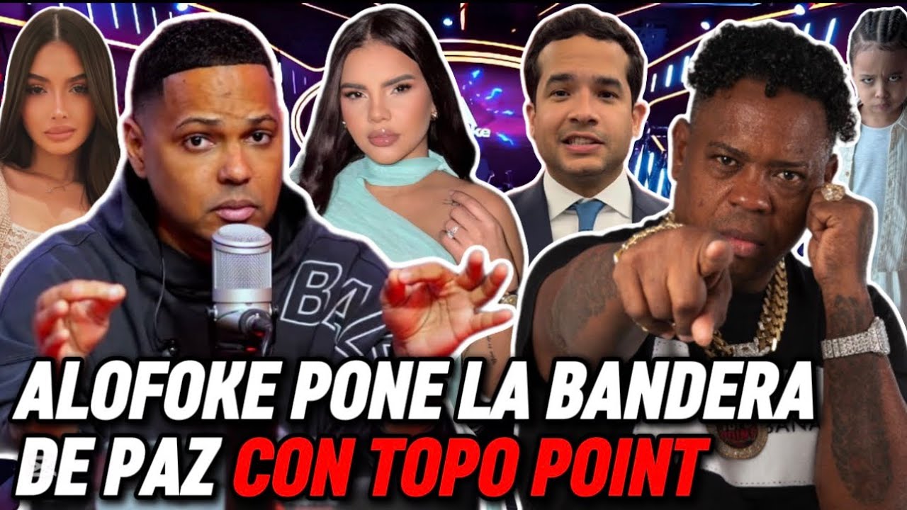 ALOFOKE PONE LA BANDERA DE PAZ CON TOPO POINT Y HABLA SOBRE LO QUE VAS HACER