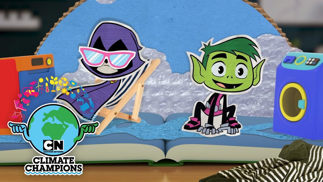Saving Energy | Climate Champions | Cartoon Network