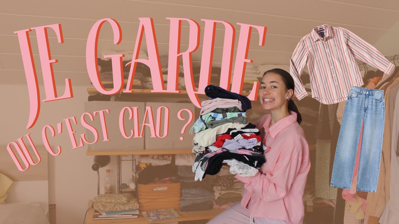 Tri de dressing réaliste ✨ (bye l’été, hello rentrée)