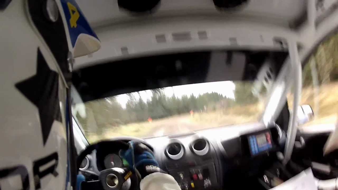 Fivemiletown Spring Rally 2012 Jon Armstrong / Emmet Sherry Stage 6 *GoPro Helmet cam