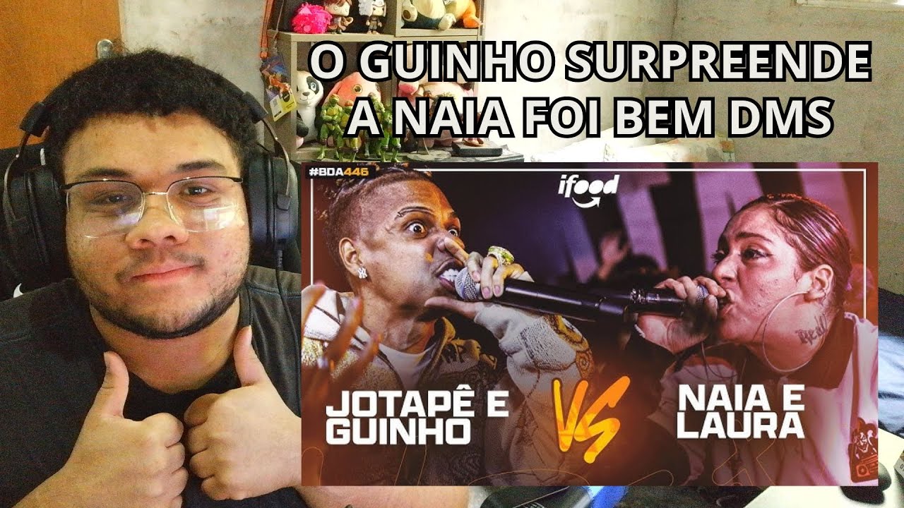 Reagindo a JOTAPÊ E GUINHO X NAIA (RN) E LAURA | SEGUNDA FASE | BDA 446 (EDIÇÃO DE DUPLAS)