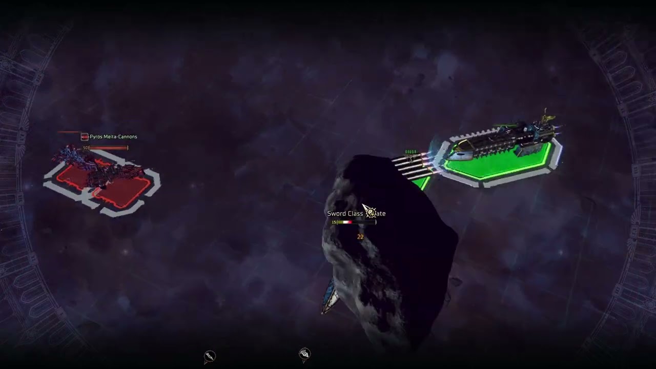 Warhammer 40K: Rogue Trader Porta Septentum system space combat