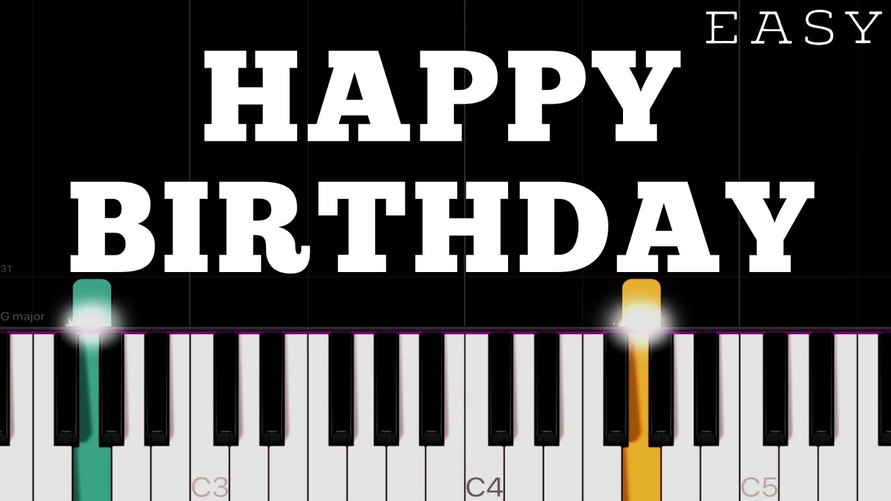 Happy Birthday To You | EASY Piano Tutorial