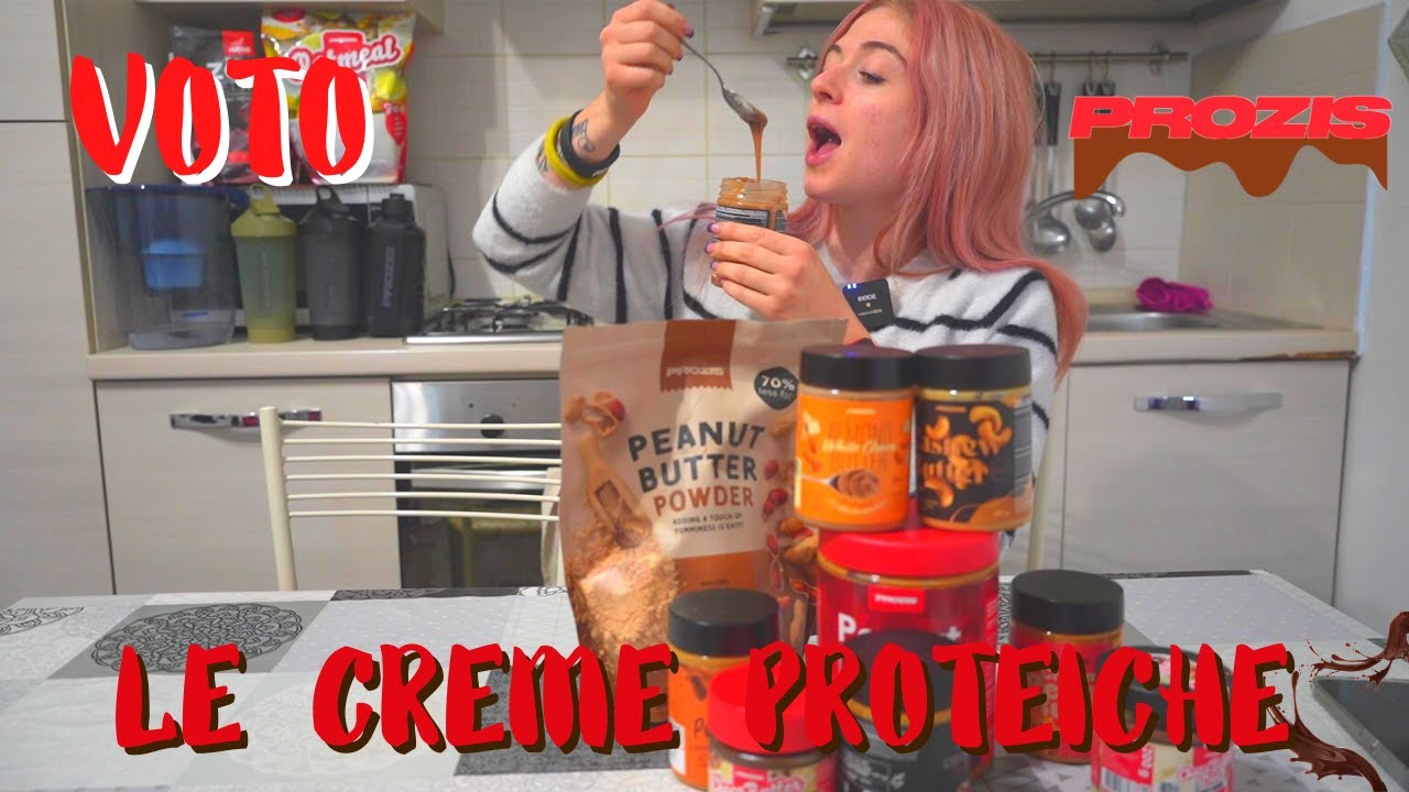 MANGIO TUTTI I BURRI E CREME PROTEICHE PROZIS 🍫