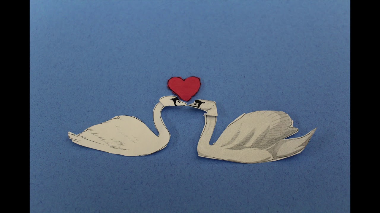 Papermation Swan love