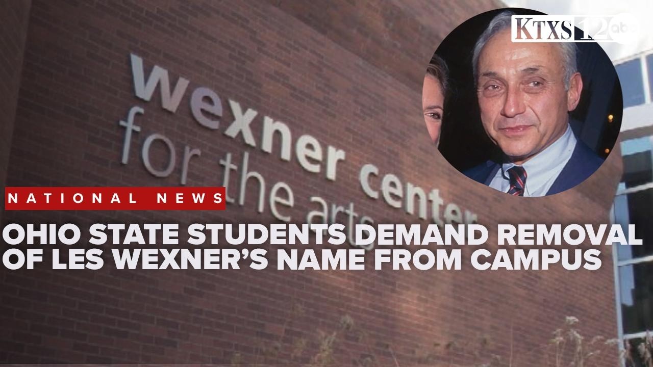 Ohio State students, health care workers demand removal of Les Wexner's name from campus