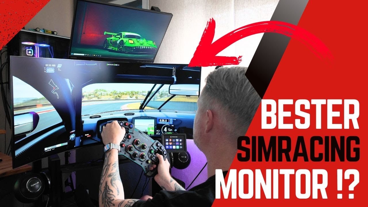 Mein neuer: LG Ultragear 45GR95QE 45 Zoll Ultrawide Gaming Monitor f&uuml;rs Simracing
