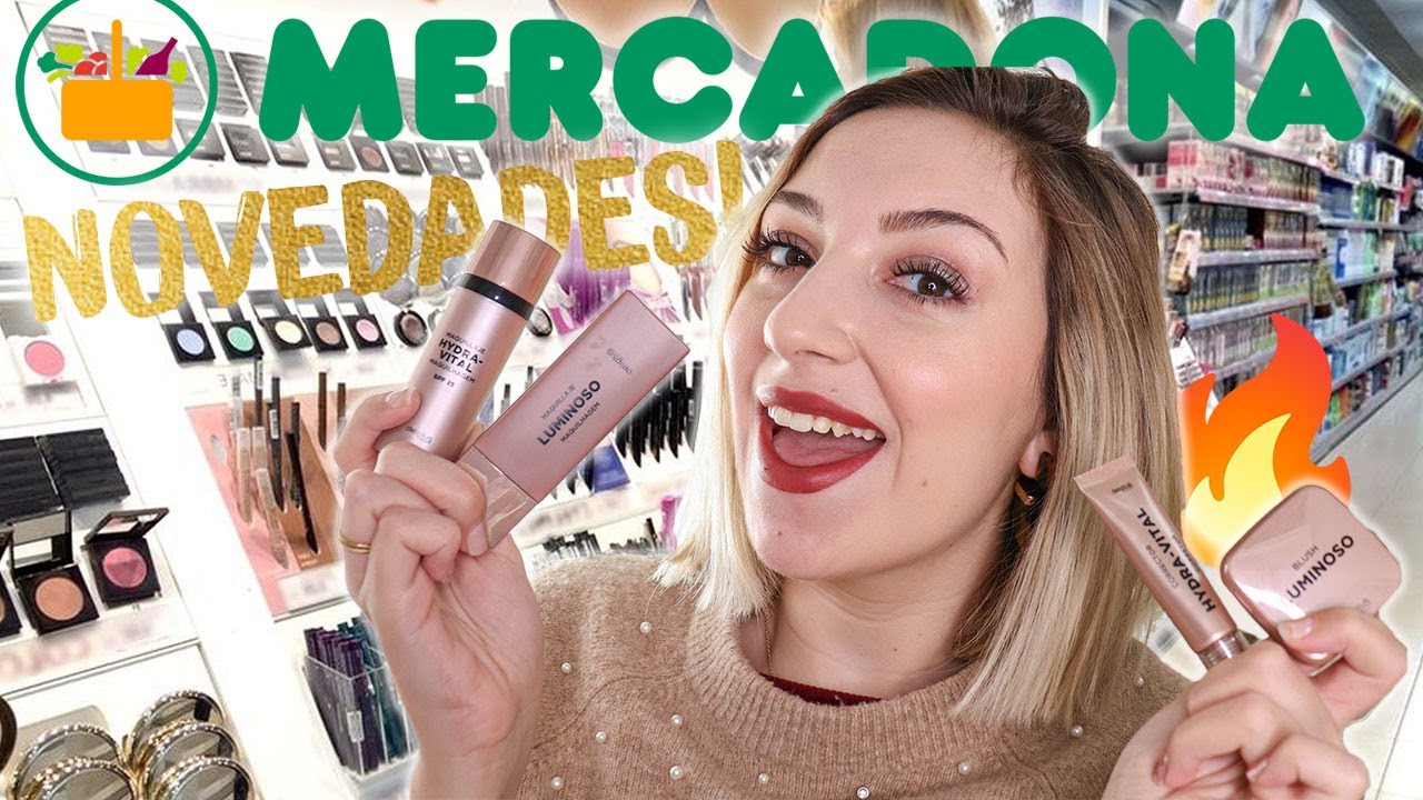 😍 Pruebo las NOVEDADES MERCADONA Maquillaje jugosooo! Primeras impresiones!