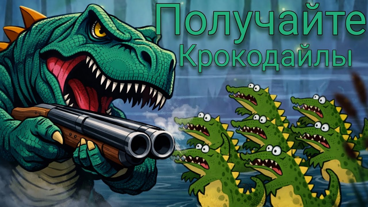Играем в игрушку под названием Swamp attack.