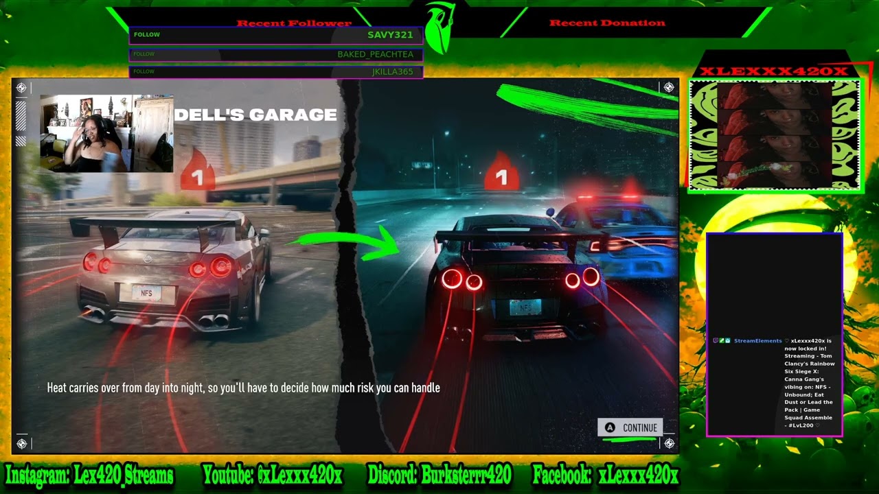Canna Gang's vibing, beheading Cupid on: NFS - Unbound; Eat Dust or Lead the Pack | Game Squad Assem