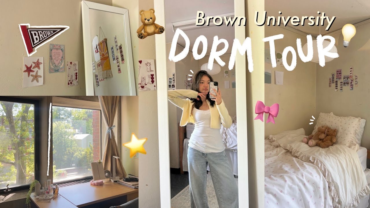 BROWN UNIVERSITY DORM TOUR | sophomore year, single room in graduate center