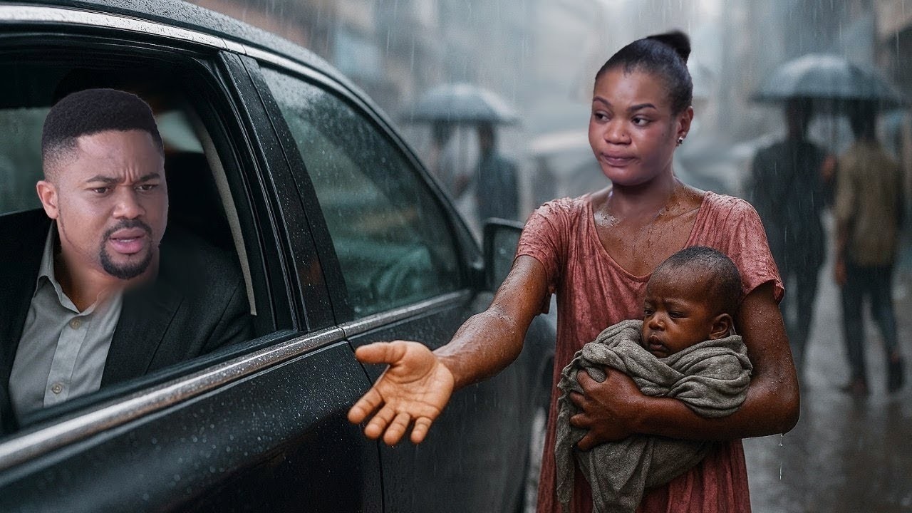 The Billionaire Met His Ex-Wife That Left Him Cos He Was Poor Begging With a Child On D Street - NG