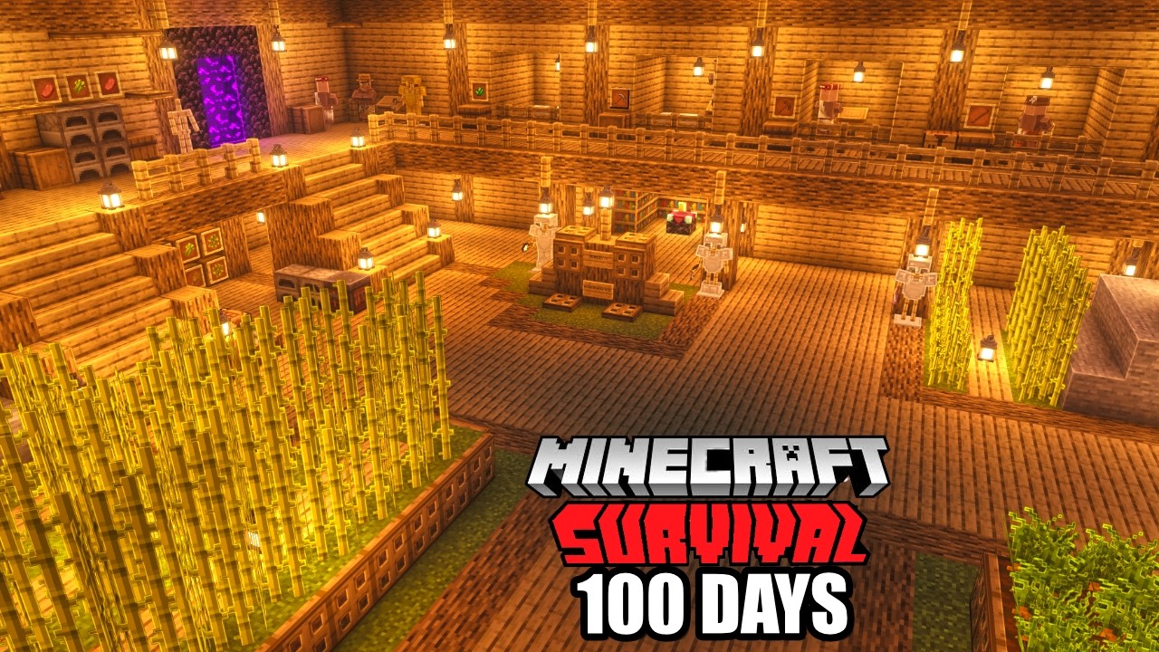 Can I Survive 100 Days TRAPPED Underground? (Minecraft Survival)
