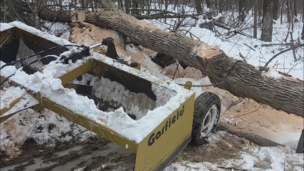 Garfield Pull Box Scraper Skidding? Hey Garfield! Make Me A Log Arch/Winch Attachment!