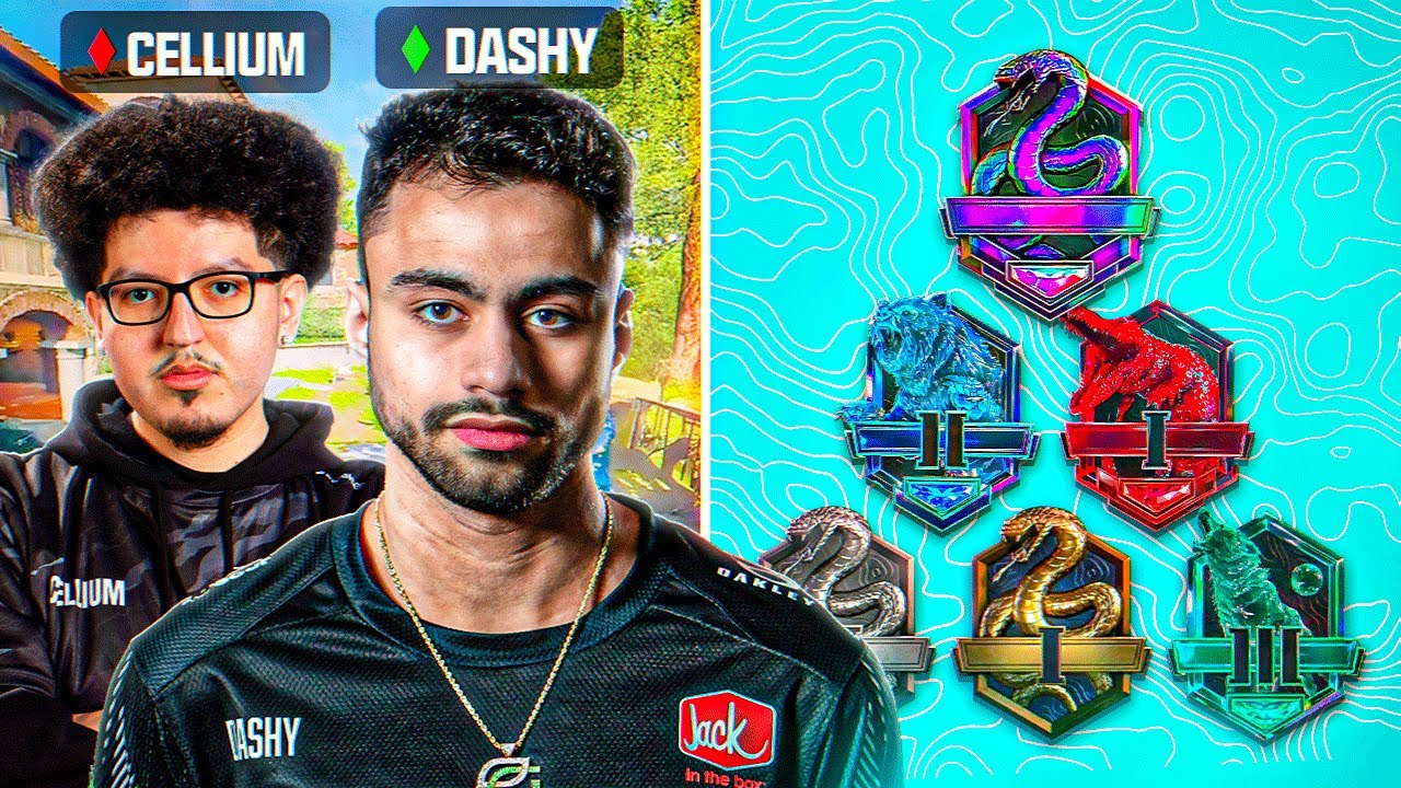 DASHY & CELLIUM 2V4 EVERY RANK! (BLACK OPS 6 CALL OF DUTY)