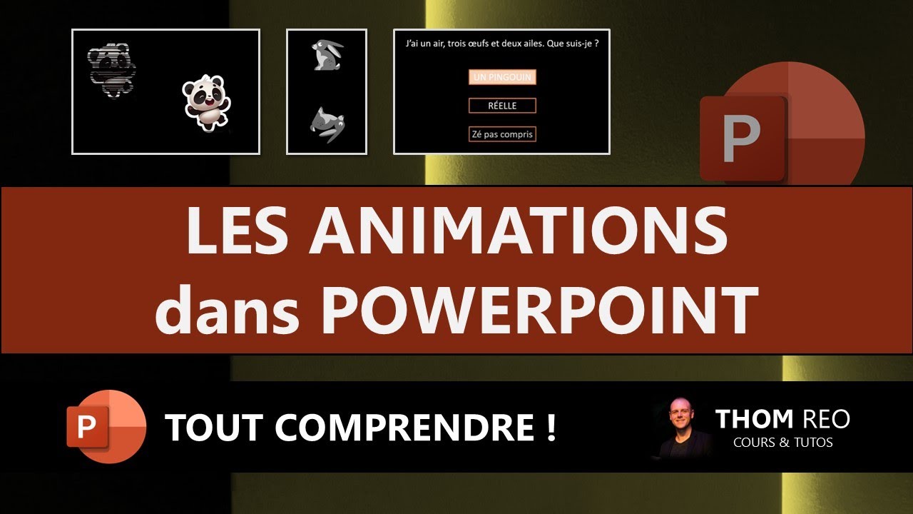Les ANIMATIONS dans POWERPOINT : Tutoriel complet et facile