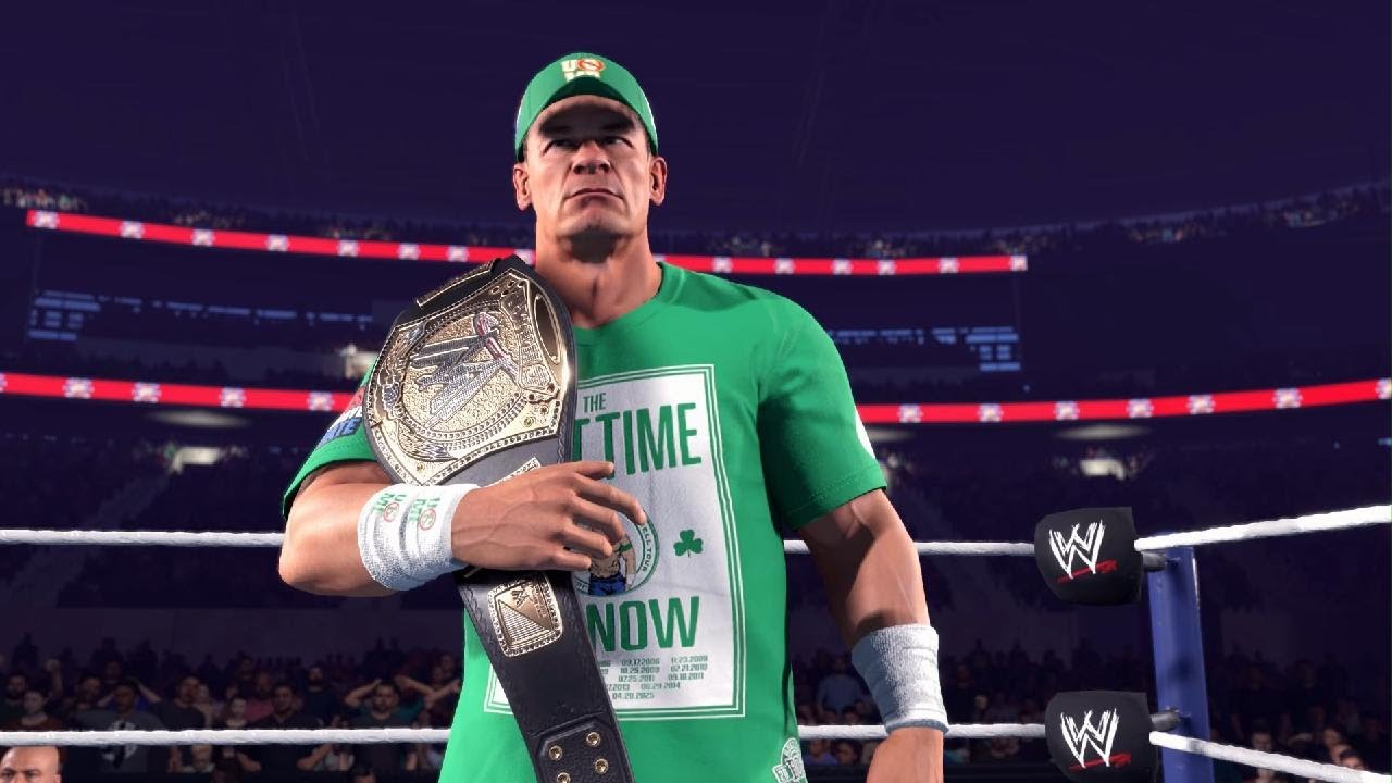 John Cena def Brock Lesnar,Kurt Angle to Retain WWE Championship